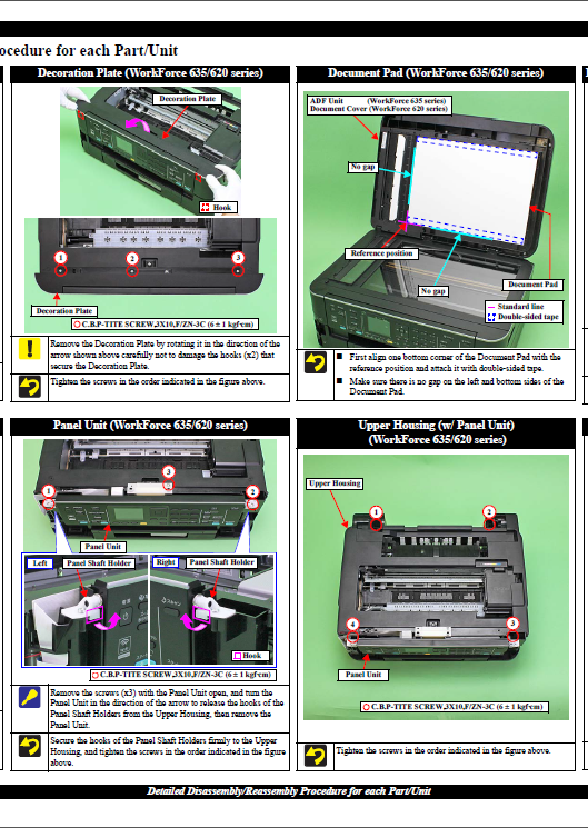 Epson WorkForce 620 625 635 60 TX620 TX560 BX625 BX525 T42 B42 Service Manual-2 Epson WorkForce 620 625 635 60 TX620 TX560 BX625 BX525 T42 B42 Service Manual-2